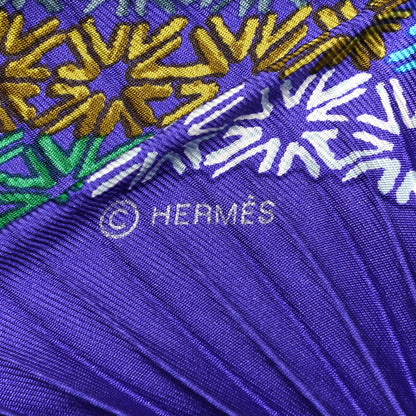 Hermes Silk Plisse Scarf 90 3 of 4