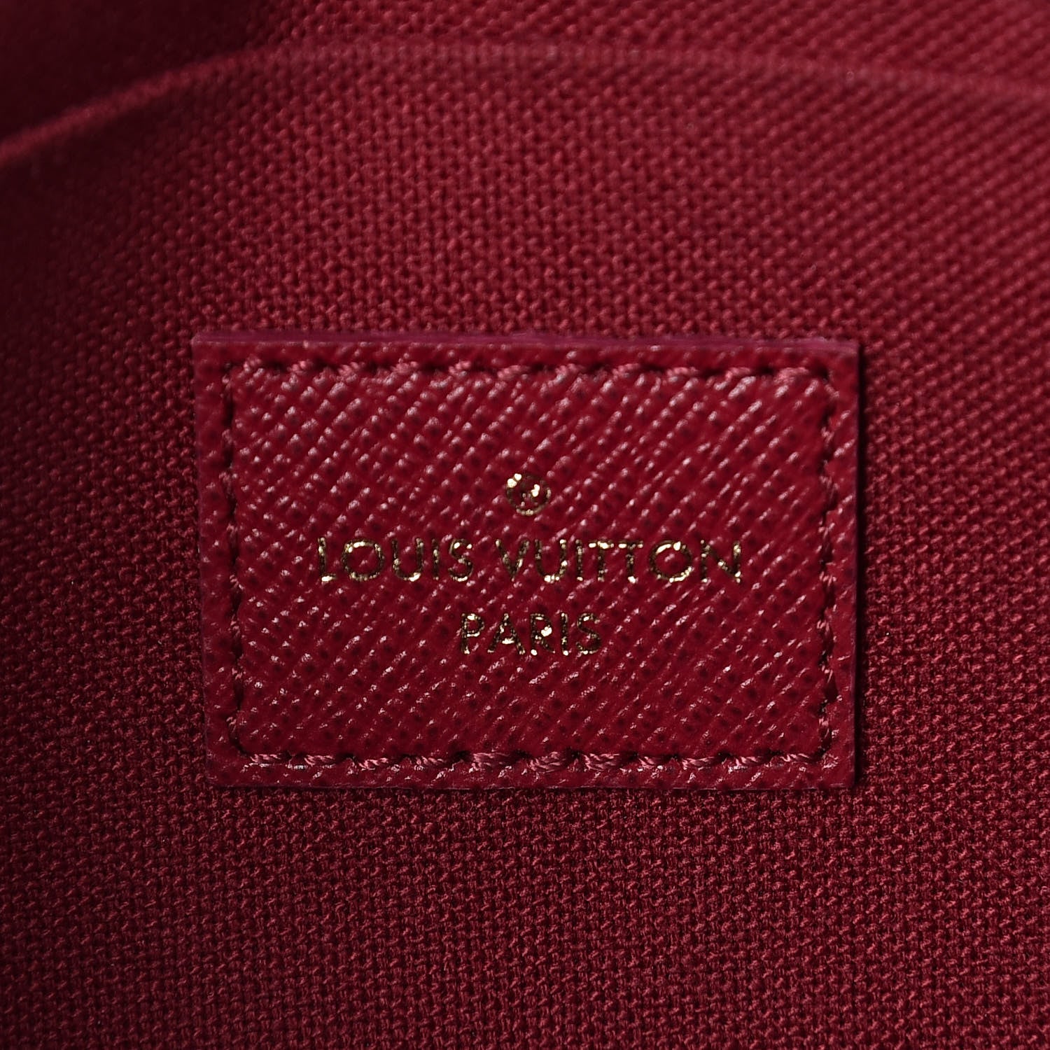 Louis Vuitton Monogram Pochette Felicie Chain Wallet Fuchsia 9 of 14