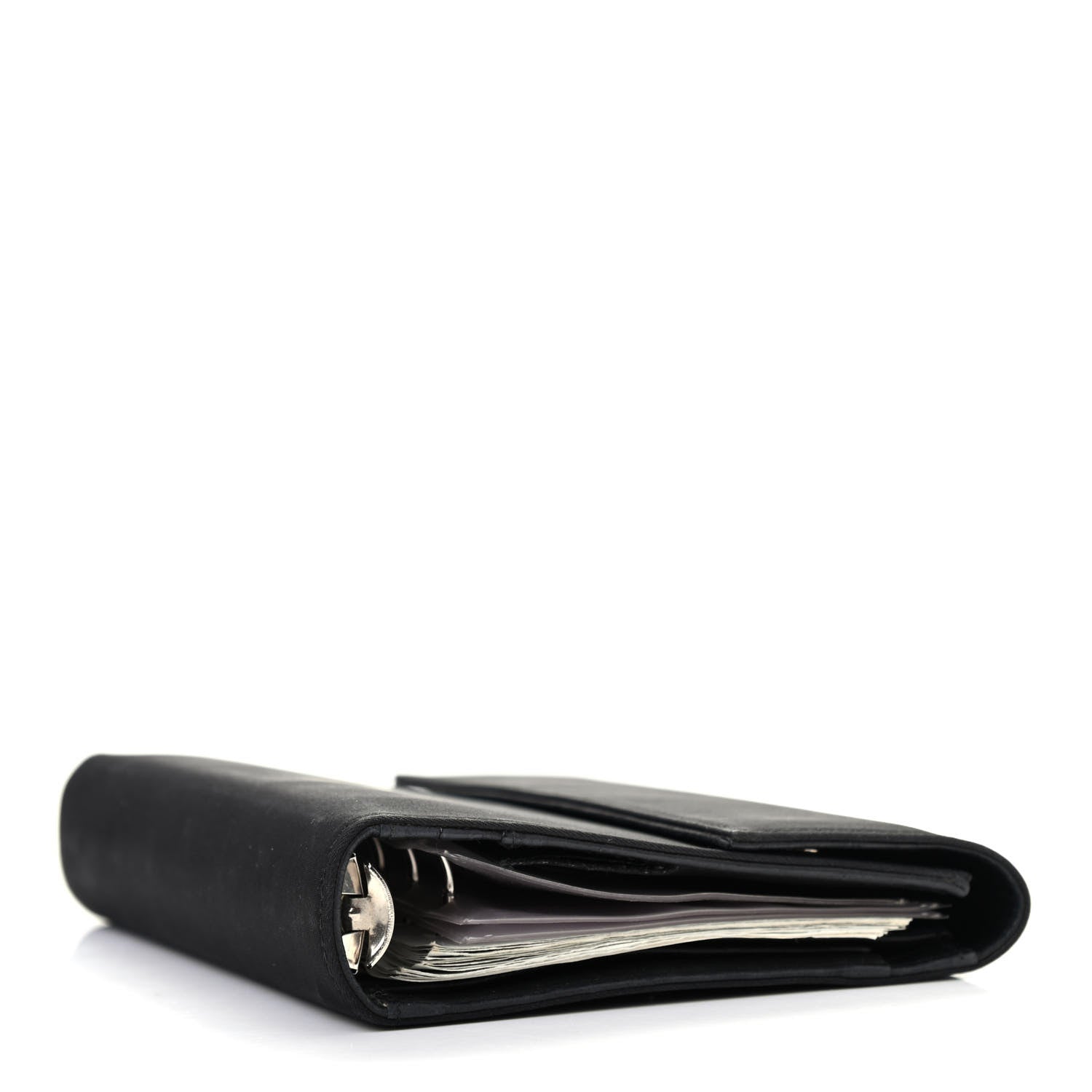Prada Nylon Calfskin Agenda Holder Black 4 of 10