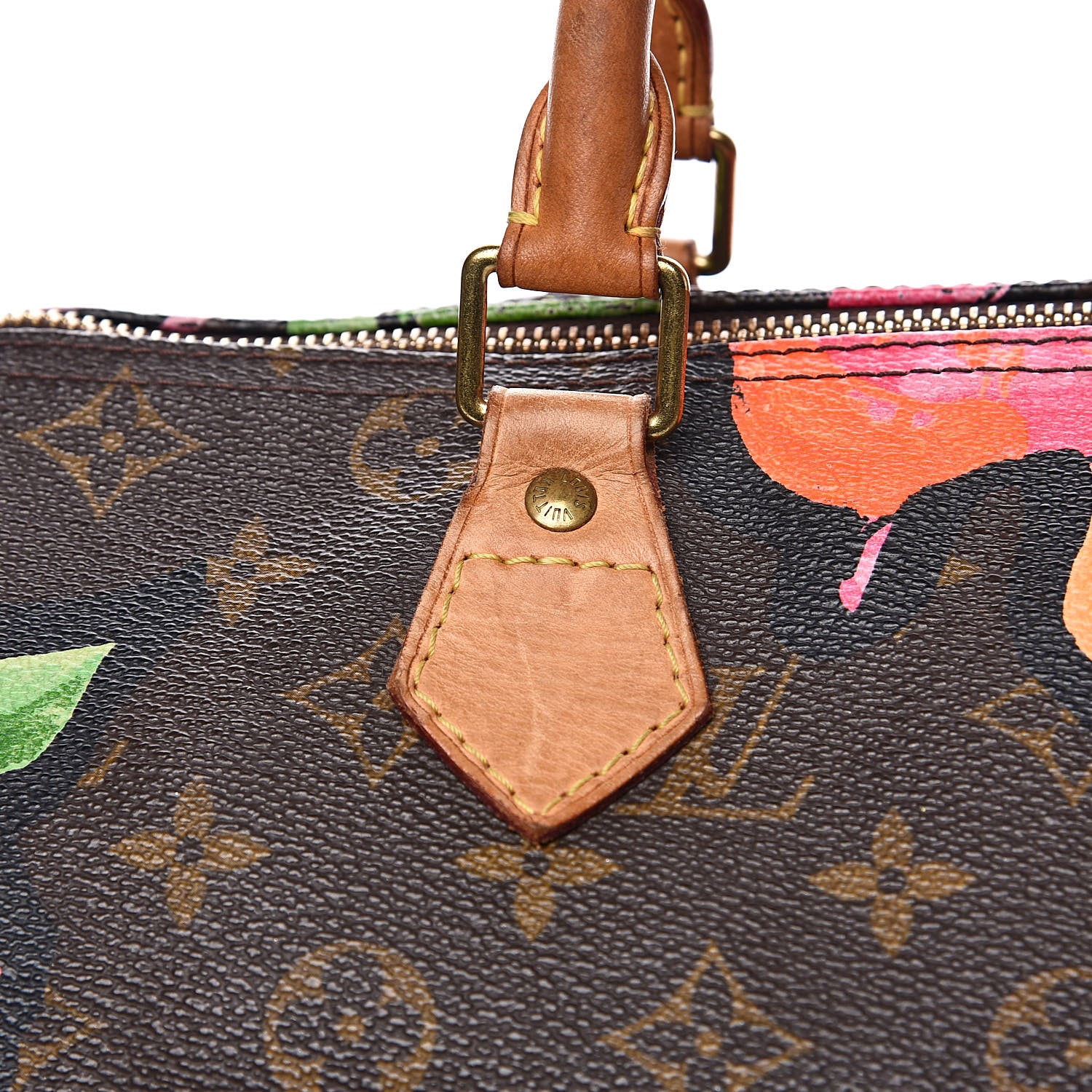 Louis Vuitton Monogram Roses Speedy 30 13 of 19