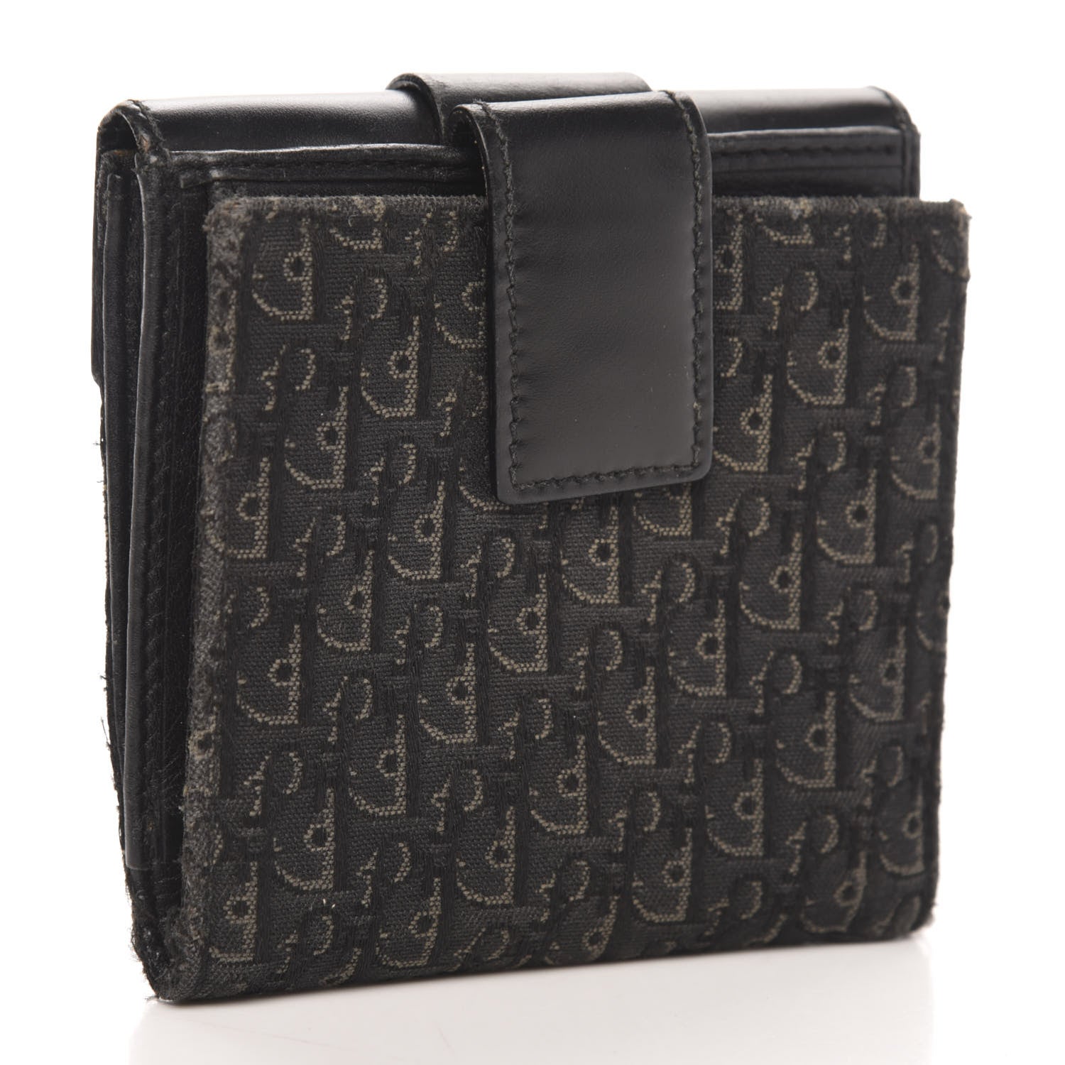 Christian Dior Diorissimo Compact Wallet Black 2 of 11