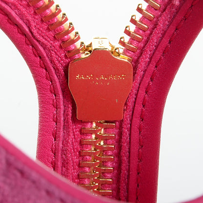 Saint Laurent Calfskin Medium Classic Y Cabas Fuchsia 8 of 8