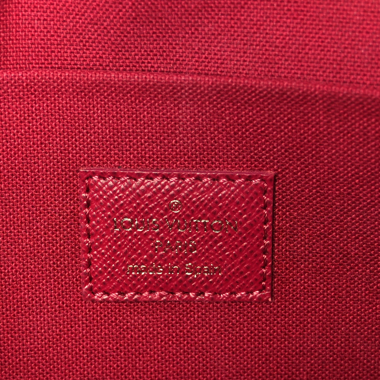 Louis Vuitton Monogram Pochette Felicie Chain Wallet Fuchsia 8 of 17