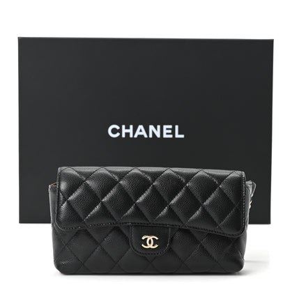 Chanel Caviar Quilted CC Flap Belt Bag Black 11 of 11