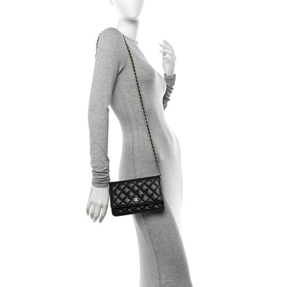 Chanel Caviar Quilted Wallet on Chain WOC Black 2 of 12