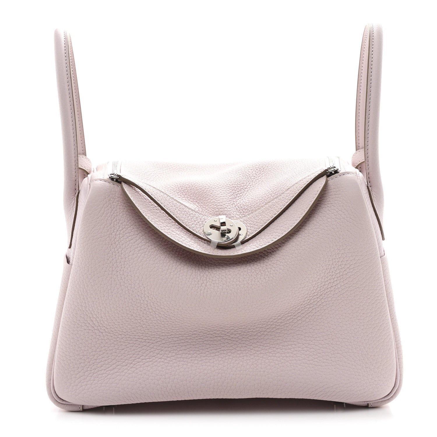 Hermes Taurillon Clemence Verso Lindy 26 Mauve Pale Mushroom 1 of 10