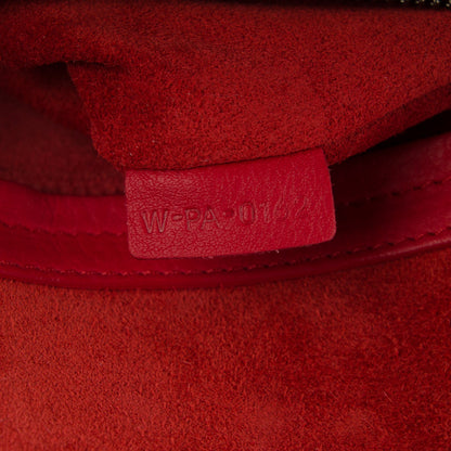 Celine Supple Calfskin Medium Phantom Luggage Red 8 of 9