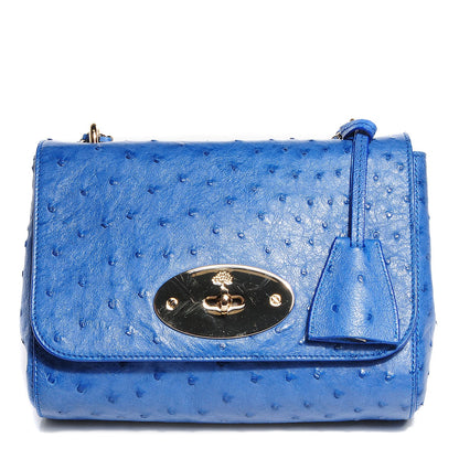 Mulberry Ostrich Lily Flap Bluebell Blue 1 of 10