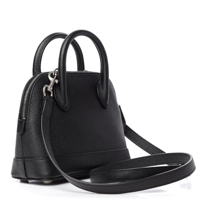 Balenciaga Signature Grained Calfskin XXS Ville Top Handle Bag Black 3 of 8