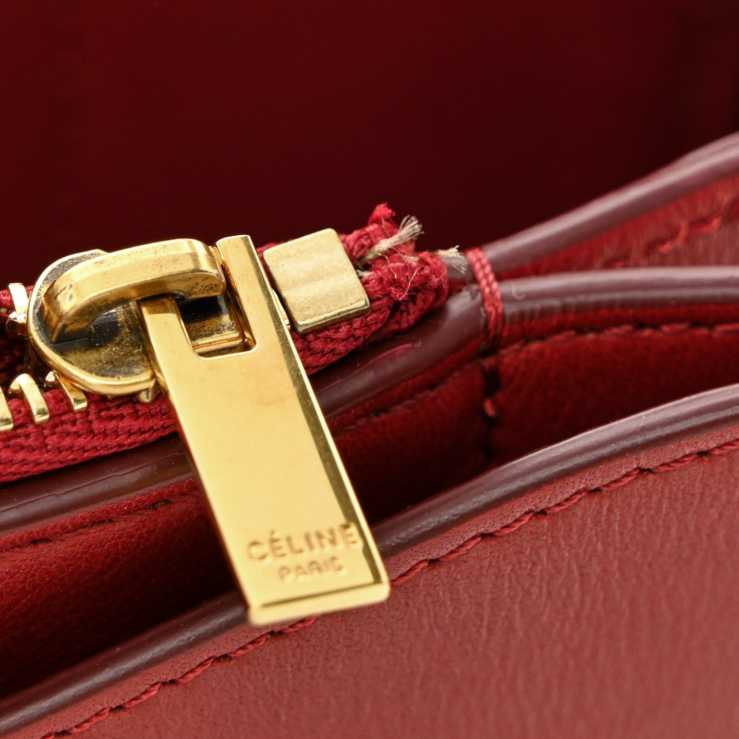 Shiny Smooth Calfskin Medium Frame Shoulder Bag Ruby Nude