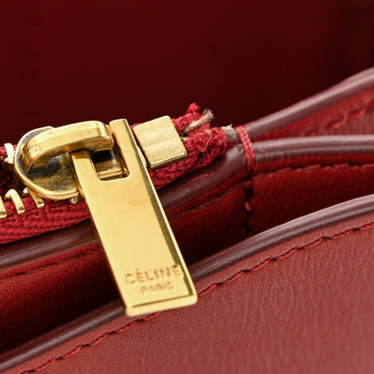 Celine Shiny Smooth Calfskin Medium Frame Shoulder Bag Ruby Nude 10 of 12