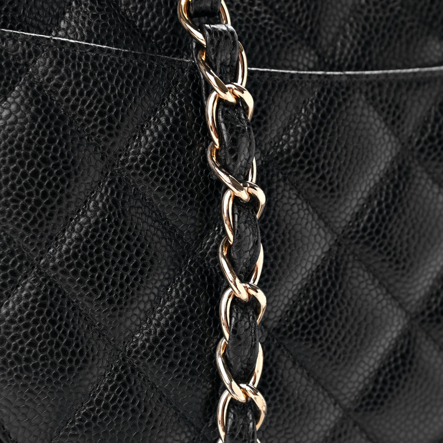 Chanel Caviar Quilted Jumbo Double Flap Black 14 of 15
