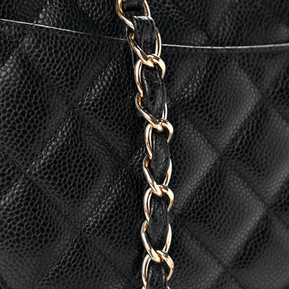 Chanel Caviar Quilted Jumbo Double Flap Black 14 of 15