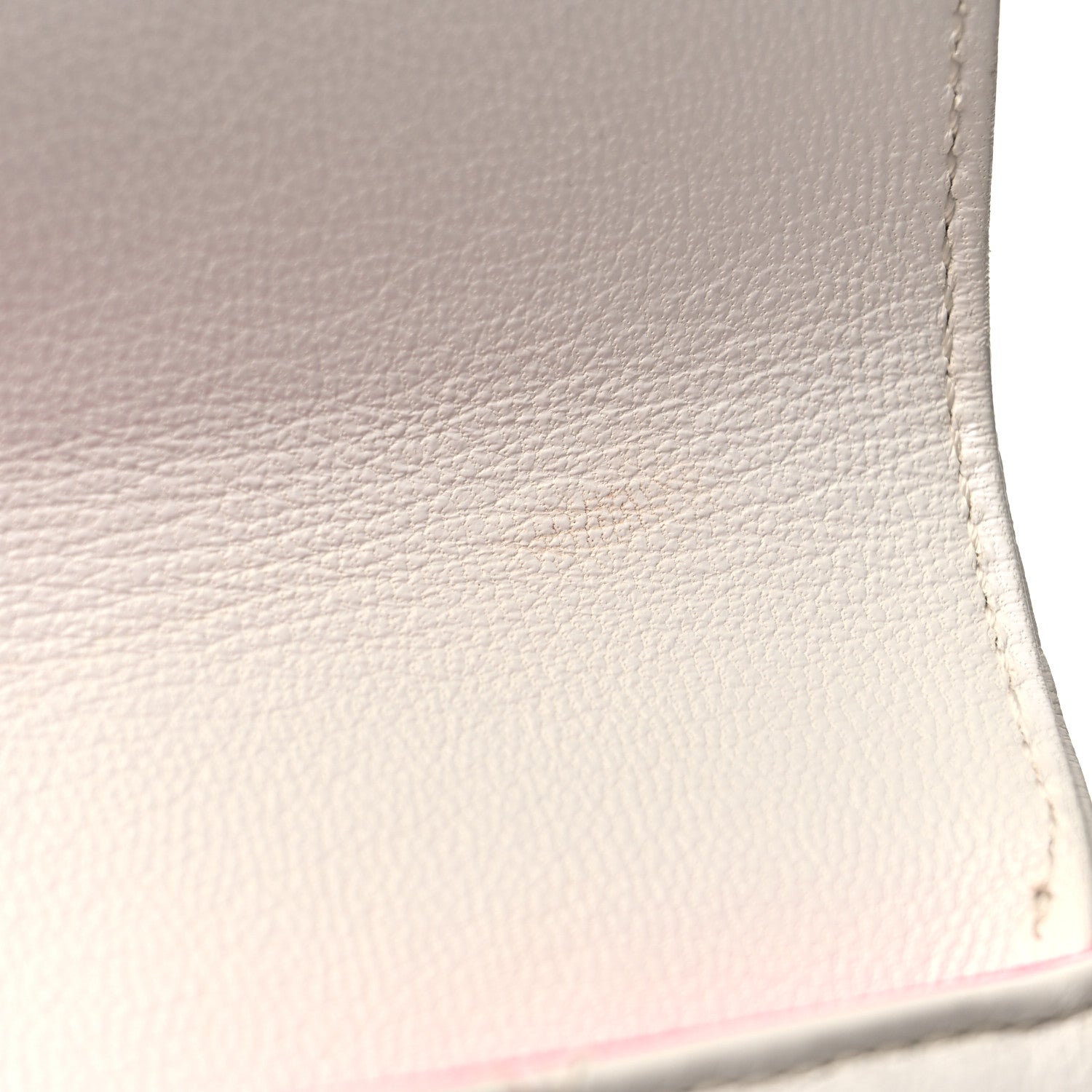 Chanel Goatskin Quilted Timeless CC Clutch White 11 of 13