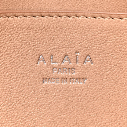 Alaia Calfskin Laser Cut Oum Double Envelope Clutch Crossbody White 7 of 21