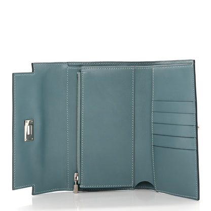 Hermes Swift Medium Kelly Wallet Ciel 5 of 13