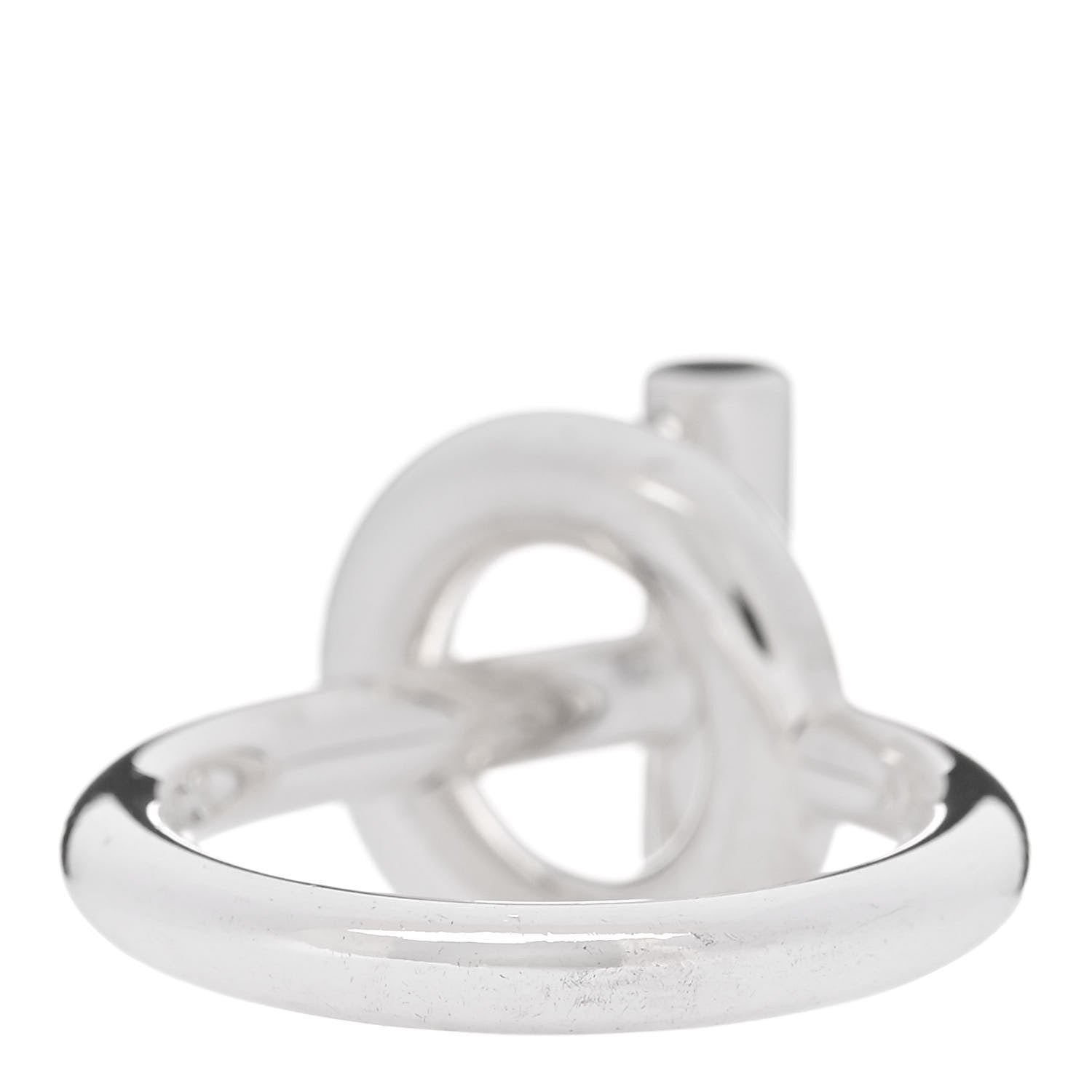Hermes Sterling Silver GM Echappee Ring 53 6.25 3 of 5