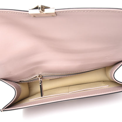Valentino Garavani Vitello Medium Glam Lock Rockstud Flap Poudre 6 of 8
