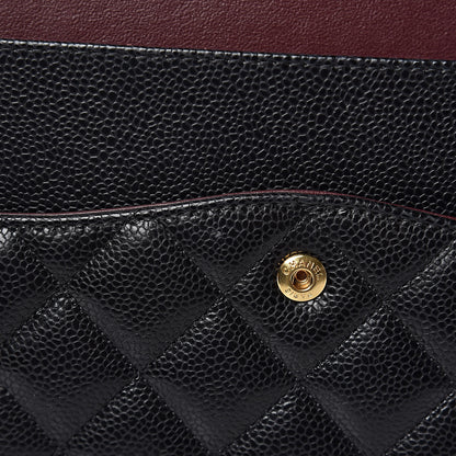 Chanel Caviar Quilted Maxi Double Flap Black 15 of 19