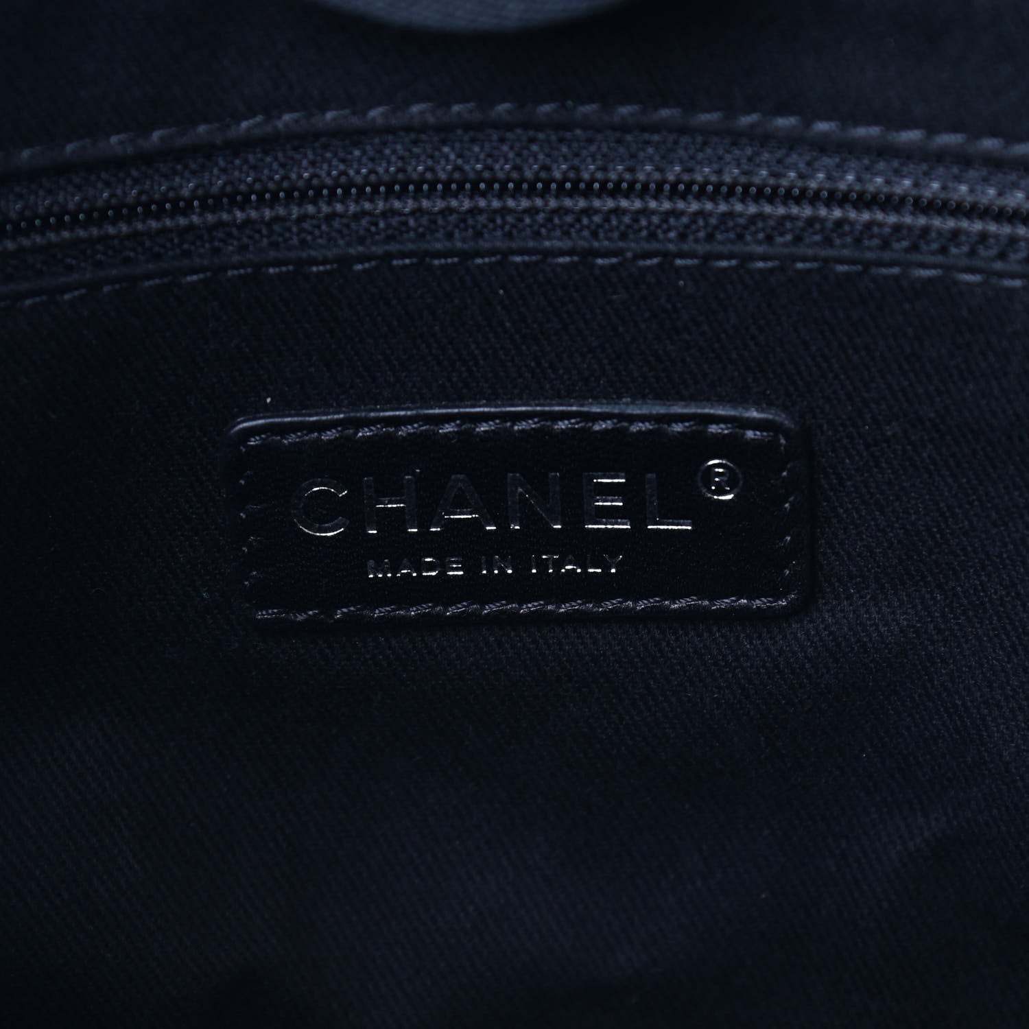 Chanel Canvas Mini Deauville Tote Beige Black 6 of 9