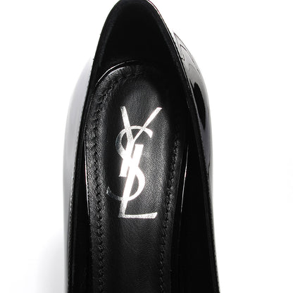 Saint Laurent Patent Vernice Tribtoo 80 Pumps 38.5 Black 7 of 7