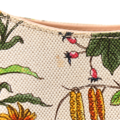Gucci Canvas Floral Flora Bamboo Handle Bag 15 of 15