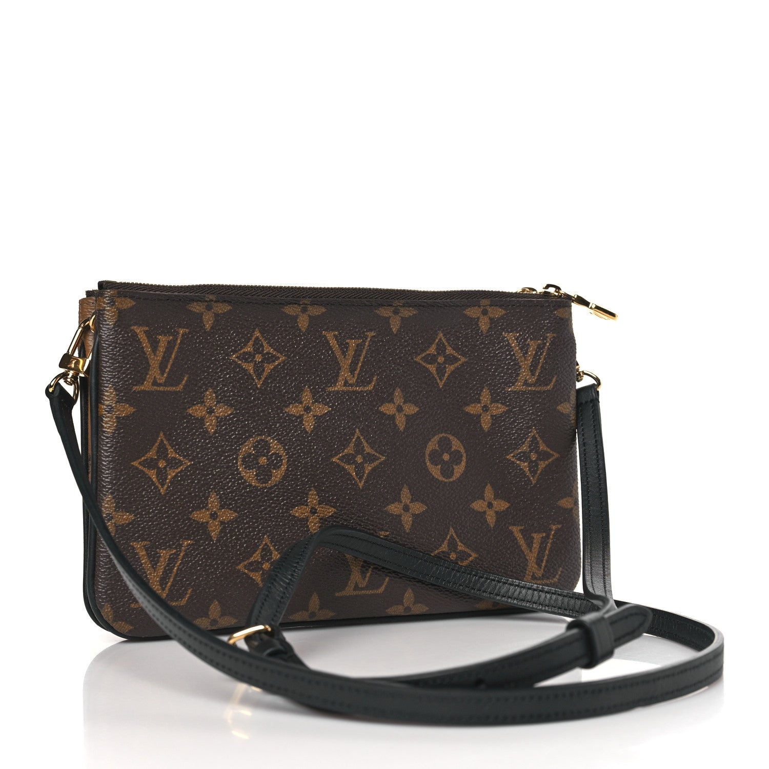 Louis Vuitton Reverse Monogram Giant Double Zip Pochette 3 of 10
