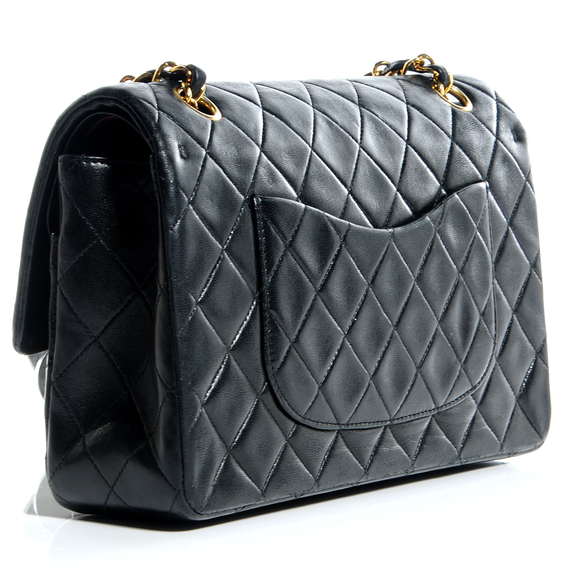 Chanel Lambskin Medium Double Flap Black 3 of 8