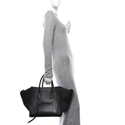 Celine Smooth Calfskin Medium Phantom Luggage Grey 3 of 10