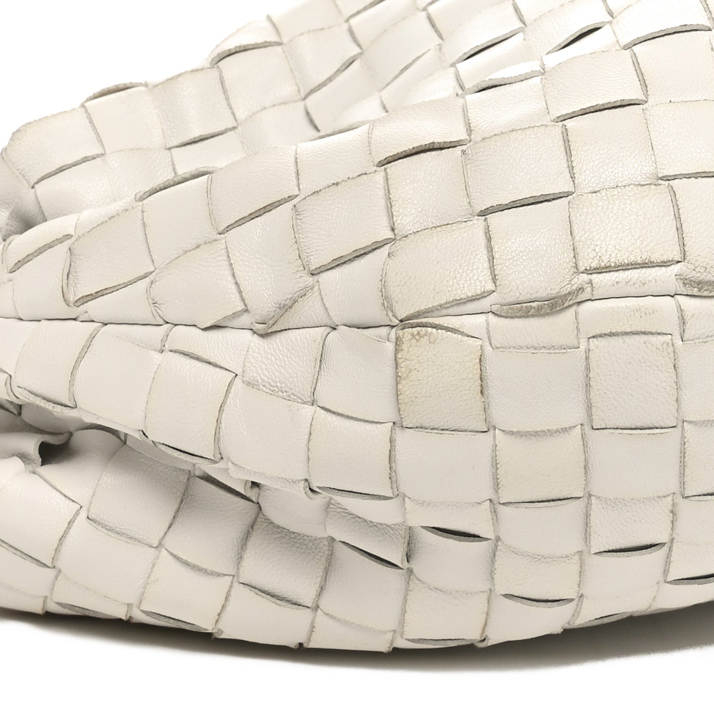 Nappa Intrecciato Teen Jodie Hobo White