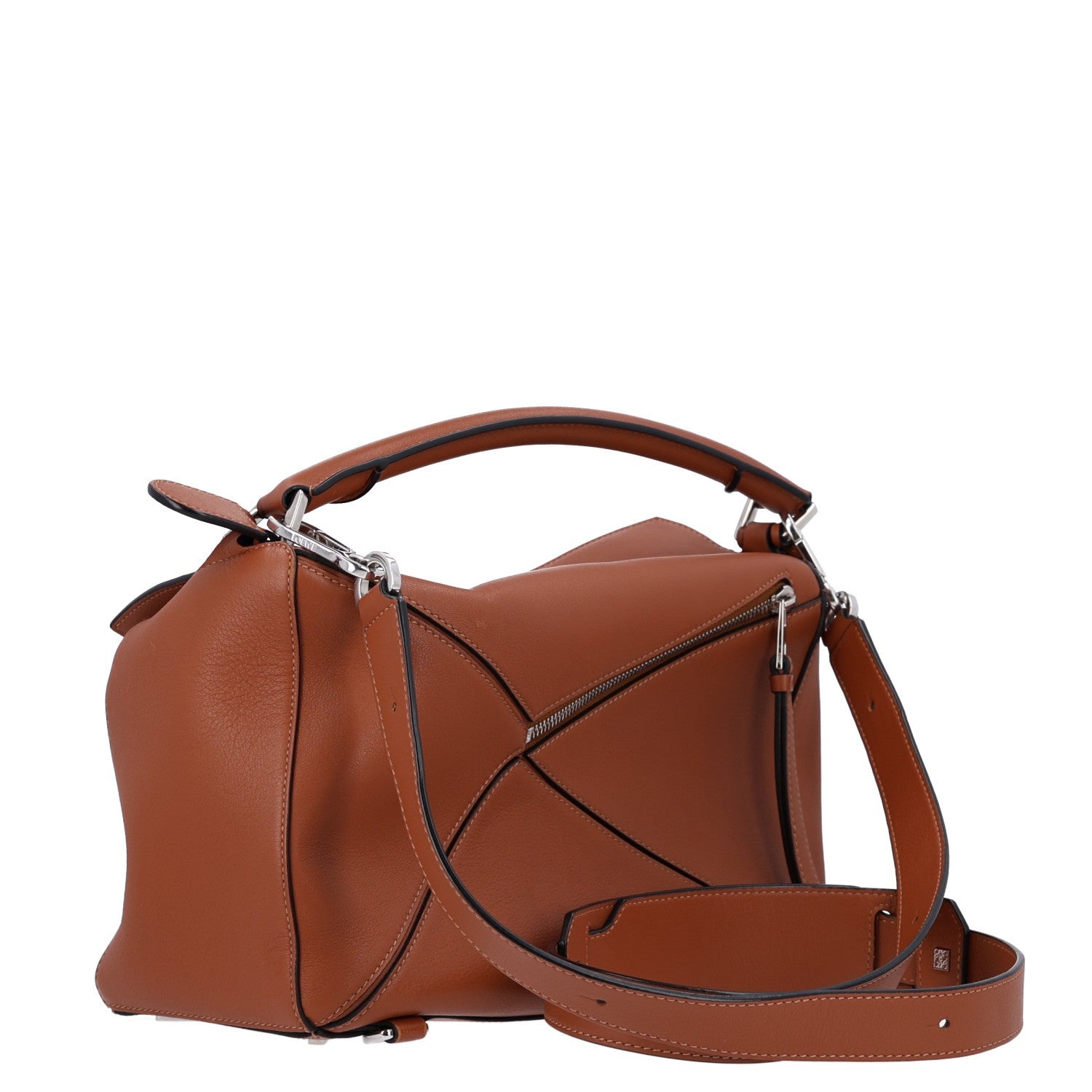 Loewe Calfskin Medium Puzzle Bag Tan 3 of 10