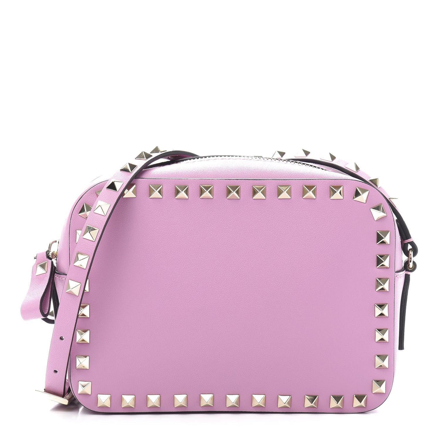 Valentino Garavani Calfskin Rockstud Camera Crossbody Bag Giacinto 1 of 10
