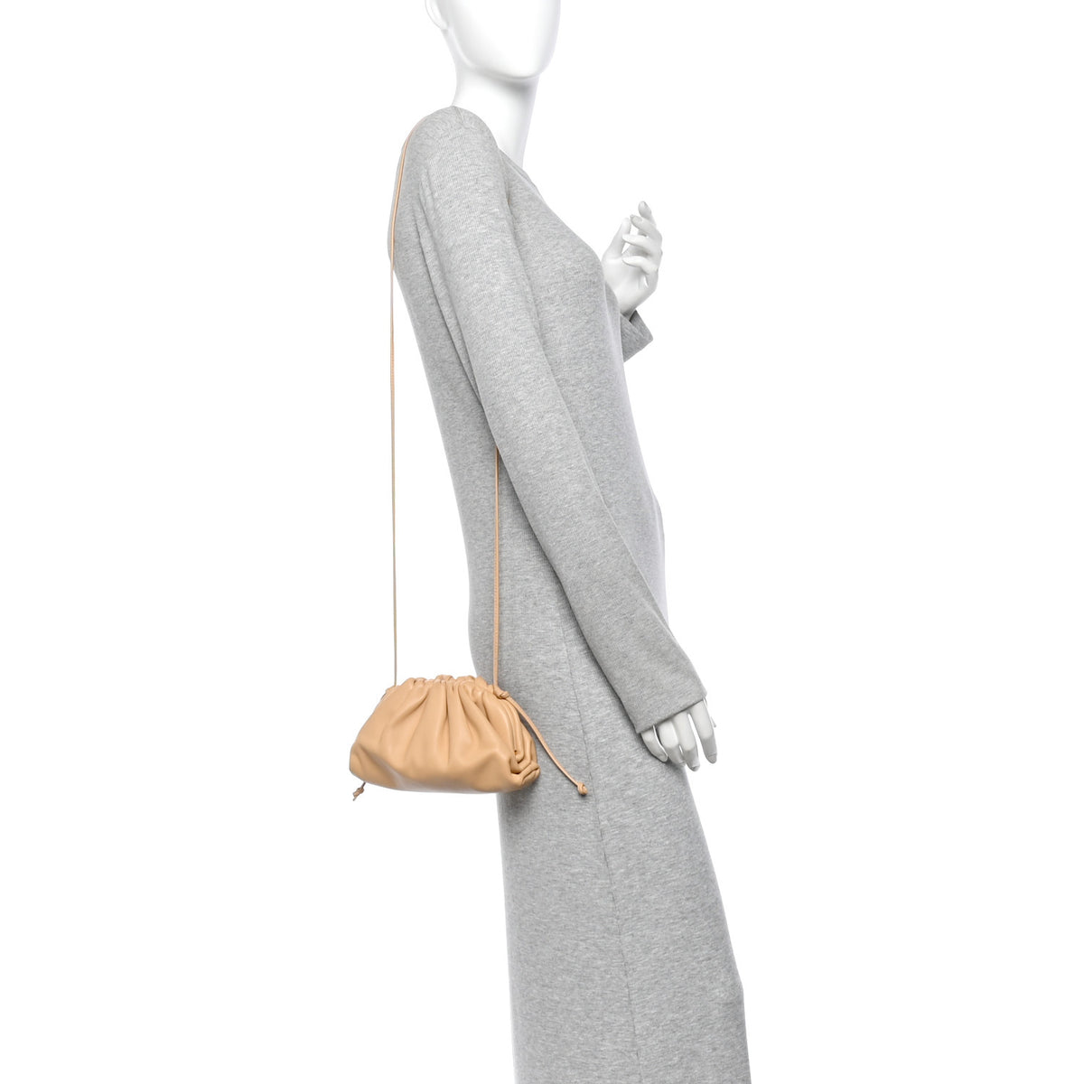 Butter Calfskin The Mini Pouch Almond
