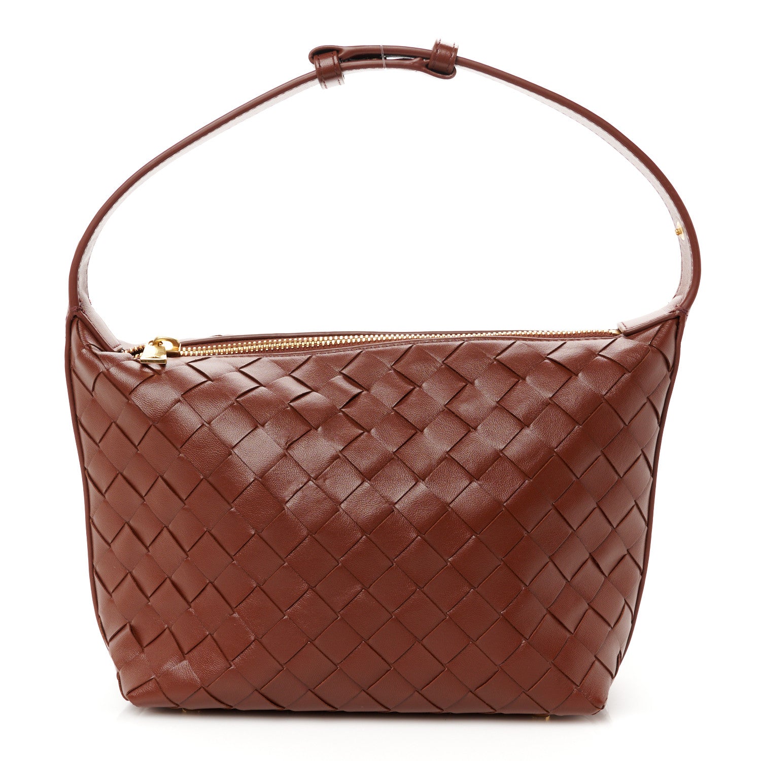 Bottega Veneta Calfskin Nappa Intrecciato Mini Wallace Sapele 1 of 11