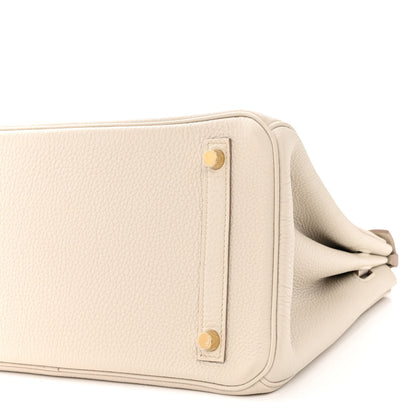 Hermes Togo Swift Canvas 3 in 1 Birkin 30 Craie 16 of 17