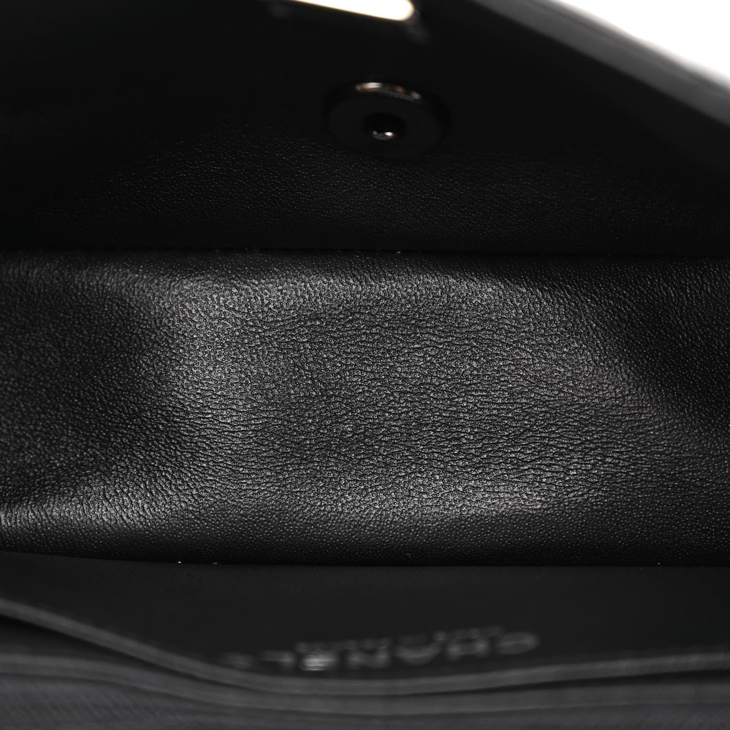 Chanel Lambskin Quilted Mini Rectangular Flap So Black 5 of 12