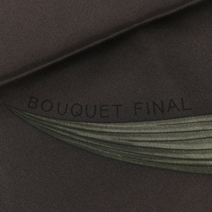 Hermes Silk Bouquet Final Scarf 90 Ebene Sable Vert 5 of 5