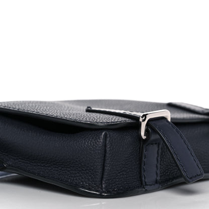 Loewe Soft Grained Calfskin XS Military Messenger Bag Navy 7 of 8