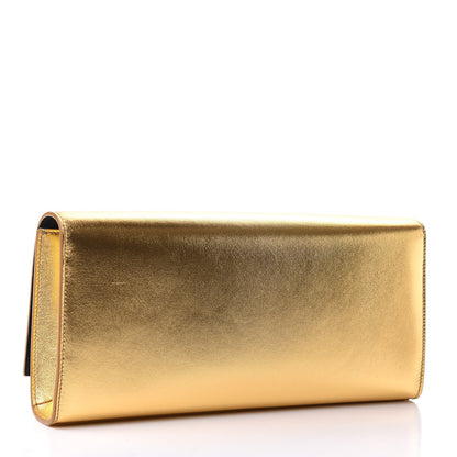 Saint Laurent Metallic Calfskin Monogram Cassandre Clutch Ciad 3 of 10