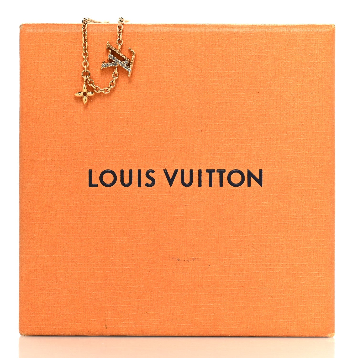 Louis Vuitton Metal Crystal LV Iconic Bracelet Gold 6 of 6
