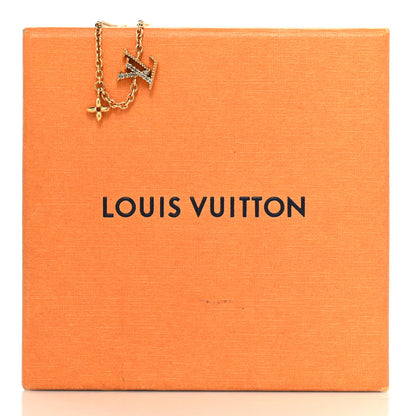 Louis Vuitton Metal Crystal LV Iconic Bracelet Gold 6 of 6