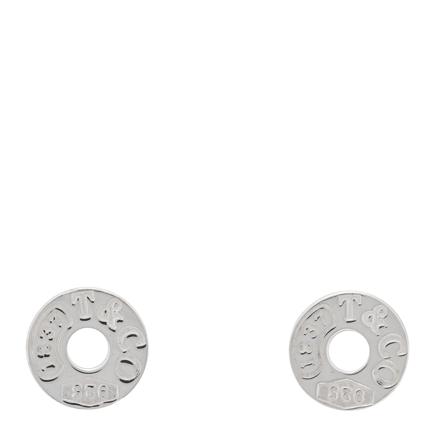 Sterling Silver 1837 Circle Earrings