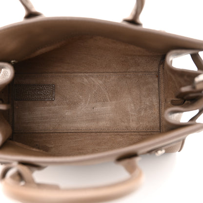 Saint Laurent Grained Calfskin Nano Supple Sac De Jour Taupe 5 of 14