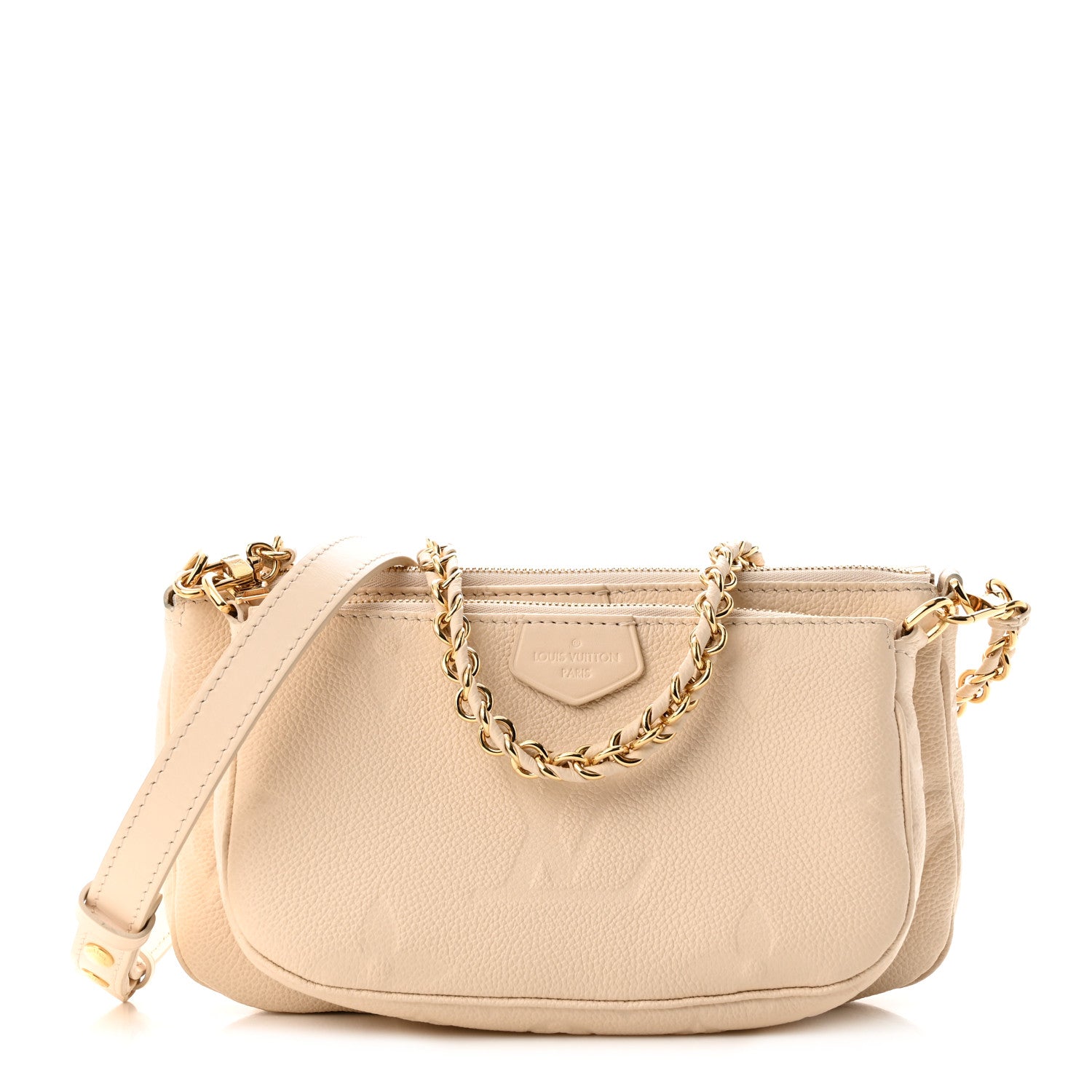 Louis Vuitton Empreinte Monogram Giant Multi Pochette Accessories Cream 1 of 10