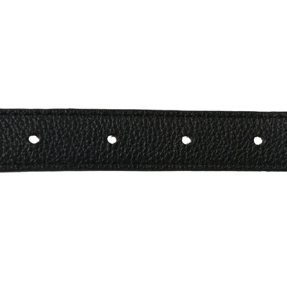 Louis Vuitton Calfskin Monogram 25mm LV Circle Reversible 80 32 Belt Black 3 of 4