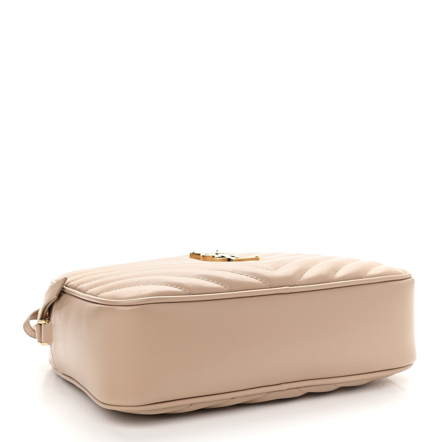 Calfskin Matelasse Monogram Lou Camera Bag Dark Beige