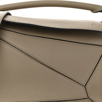 Loewe Grained Calfskin Small Puzzle Bag Sand 7 of 9