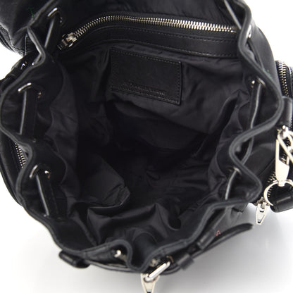 Alexander Wang Lambskin Rose Studded Mini Marti Convertible Backpack Black Rhodium Hardware 4 of 8