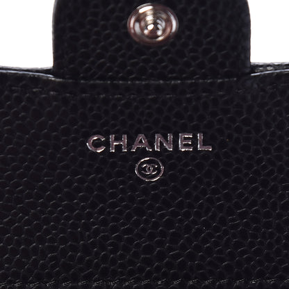 Chanel Caviar Quilted Compact Flap Wallet Black 6 of 9