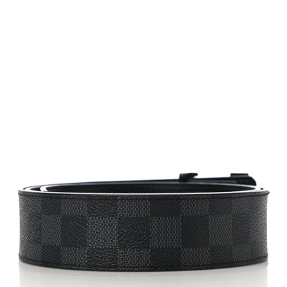 Louis Vuitton Damier Graphite 40mm LV Initiales Belt 100 40 3 of 12